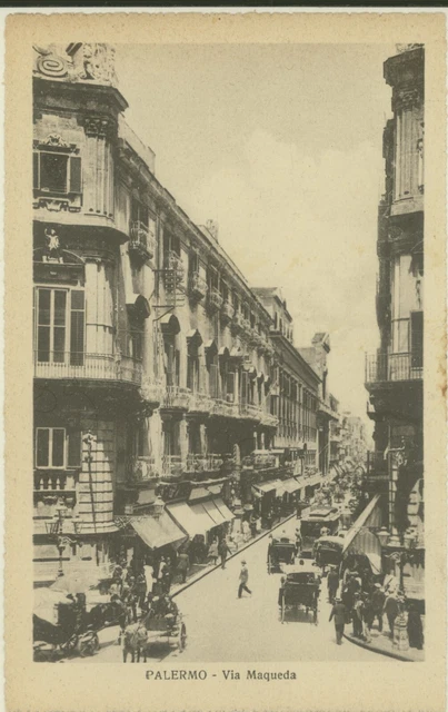 Palermo -Via Maqueda Cartolina D'epoca
