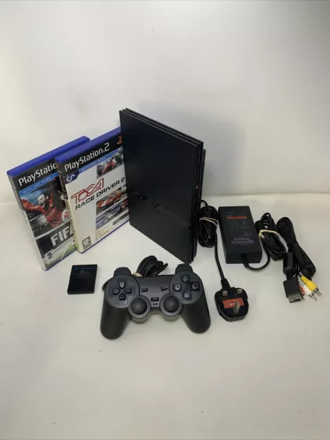 Sony PlayStation 2 PS2 Console TESTED WORKING Official Pad PREMIUM 10 Free  Games