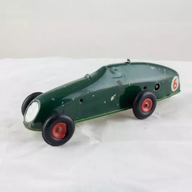 Triang Minic Clockwork 13M Racing Car, Green, Post War Very Good Working Conditi