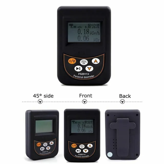 Compteur Geiger portable FS2011+ pour une détection précise du rayonnement nuc