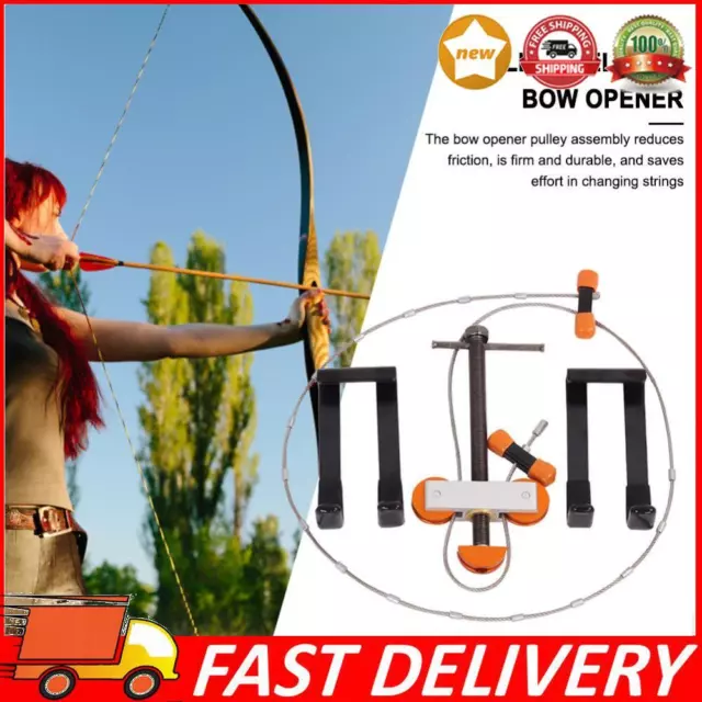 1 Set Universal Archery Compound Bow Press Bracket Handheld Portable Wire Bow