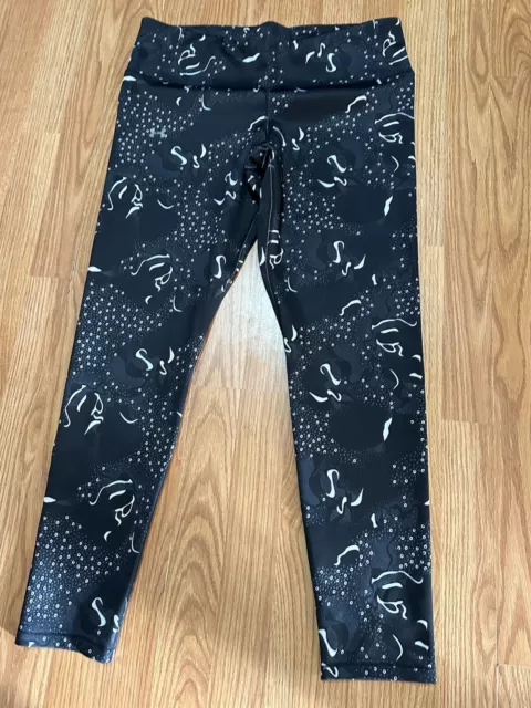 Womens Under Armour Cold Gear Hi Rise Printed Leggings-Size XL