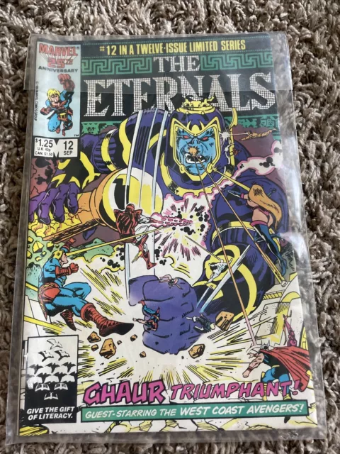 The Eternals #12 September 1986 Marvel Comics