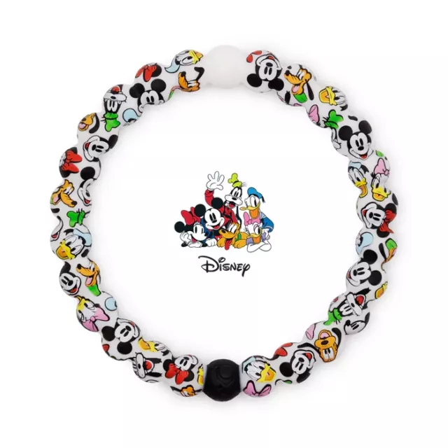 Nwt Authentic Lokai "Mickey Mouse And Friends"  Beaded Bracelet Medium