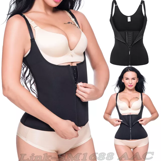 Womens Vest Waist Trainer Body Shaper Tummy Control Girdle Slimming Belt Sport 2