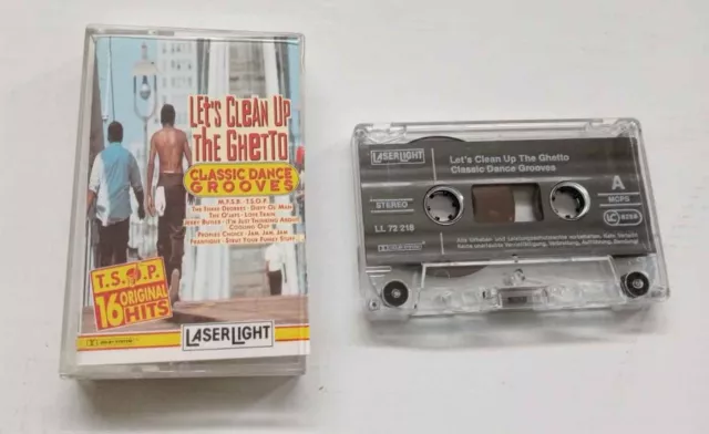 MC K7- Let's Clean Up The Ghetto  1993 MUSICASSETTA-RECORD TAPE MUSIC