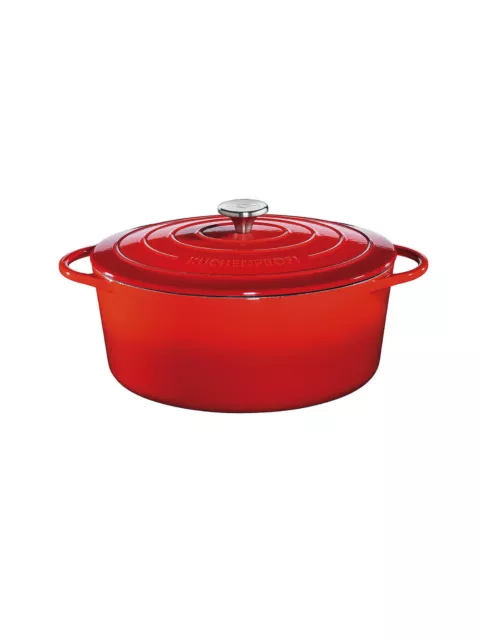 Küchenprofi Bratentopf oval 33cm rot classic red Provence 0402000433