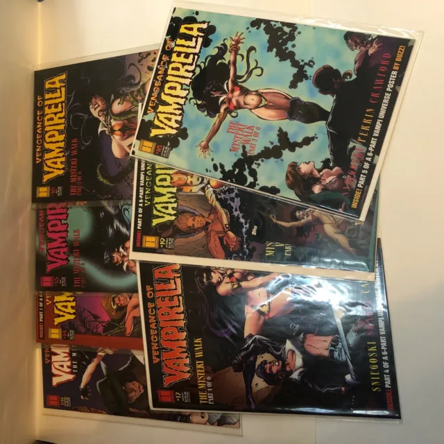 Harris Comics Vengeance of Vampirella #14-19 Mystery Walk Series #0-6 NM
