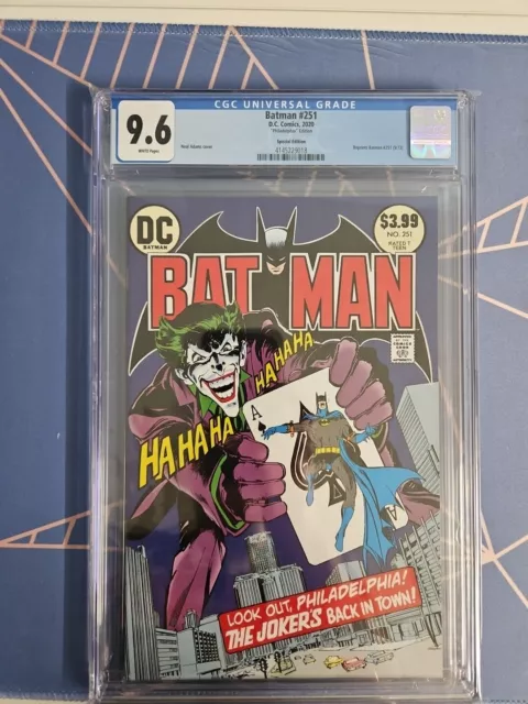 Batman #251 Facsimile Neal Adams Philadelphia Edition 2020 CGC 9.6 1/1000 Joker