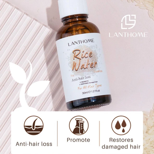 LANTHOME RICE WATER Hair Serum, Rice Water Shampoo and Conditioner New ...