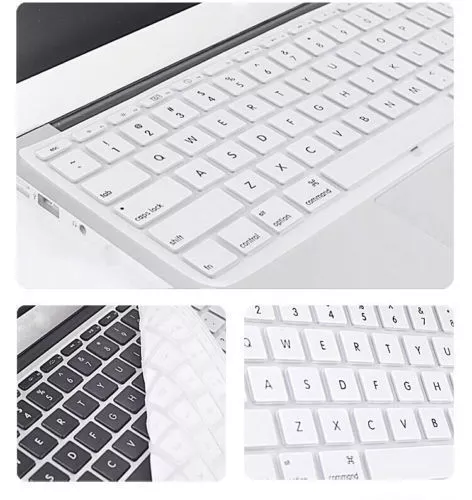 Protège clavier QWERTY pour macbook PRO et AIR 11 12 13 15 17 pouces silicone 2