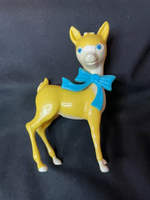 Vintage 5" Babycham Bambi Plastic Figurine Deer Figure 1960s AF