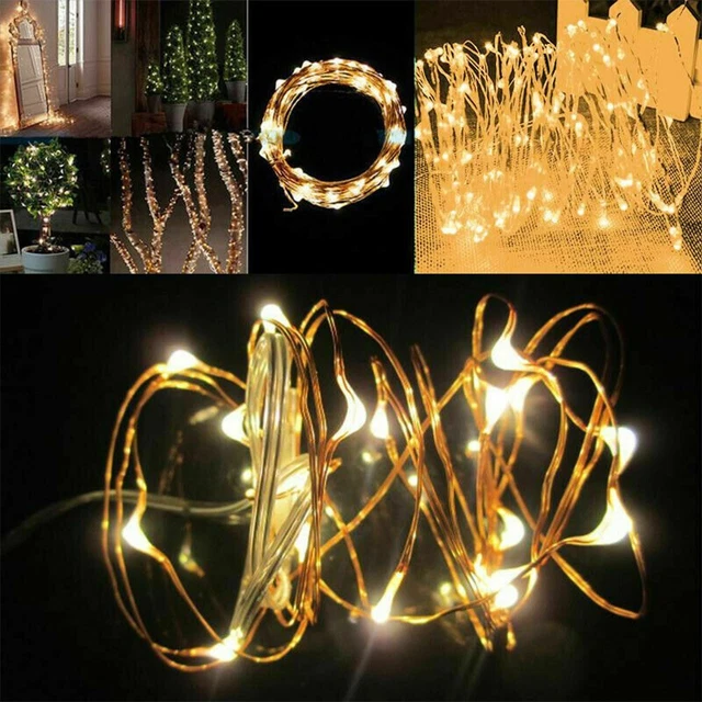 Inicio Cadena de luces LED Cadena de luces Decoración de fiesta Alambre de arroz 5V USB