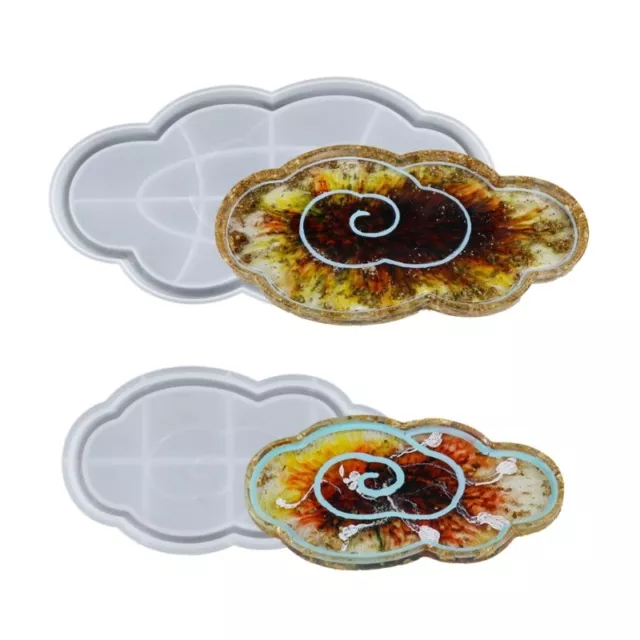 DIY Jewelry Tray Cloud Plate Dish Resin Casting Nonstick