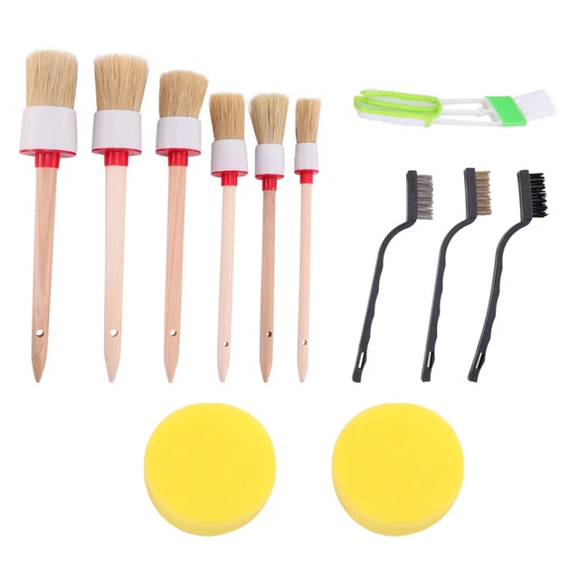 12 Pcs/1 Window Blind Brush Extendable Dusters Paint Brush Washable