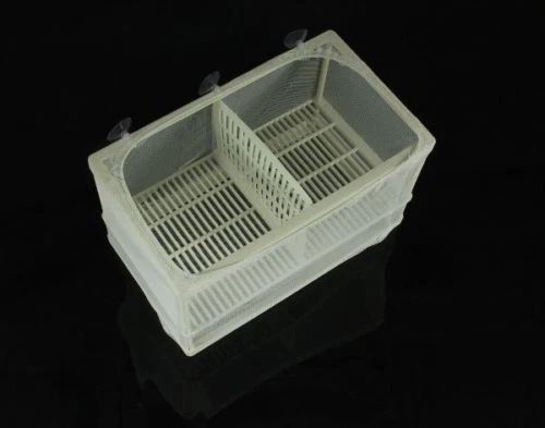 Aquarium Fish Floating Isolation and Breeding Net Trap, Adheres to Tank Glass