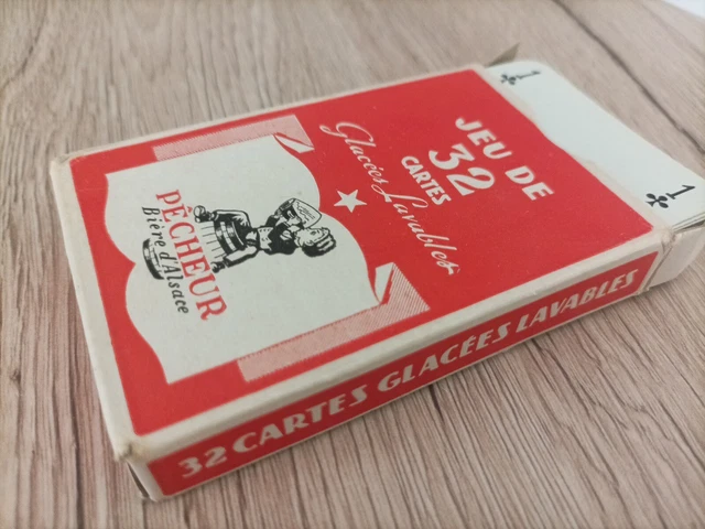 ANCIEN PETIT JEU DE 32 CARTES à JOUER MARQUE VERNICIRE COMPLET DANS SON ÉTUI DOT EUR 12,00 - FR