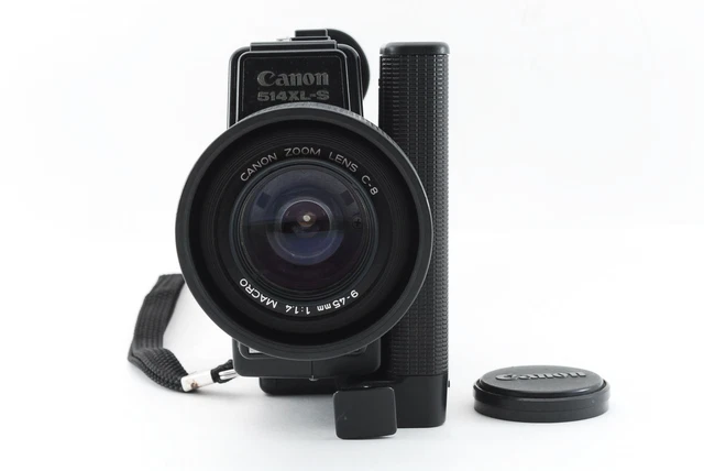 [Near MINT] Works! Canon 514XL-S XLS Super8 Movie Camera 9-45mm F/1.4 From JAPAN