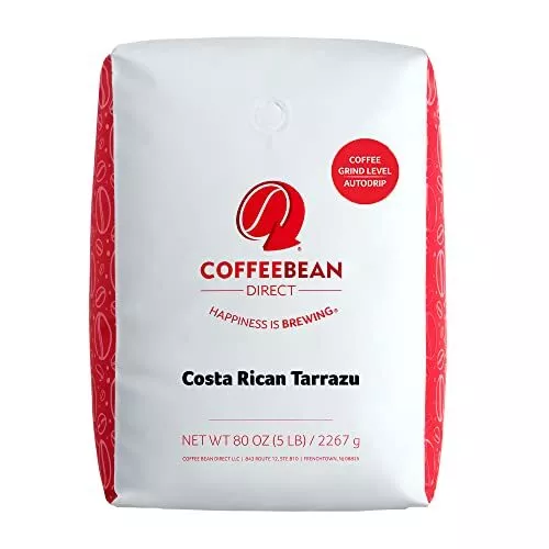 Costa Rican Tarrazu, Ground Coffee, 5-Pound Bag