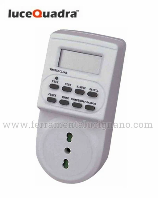 NUOVO Tier Digitale Prograabile Su Guida DIN - 2 In 3 Out - 16A - Foto 9