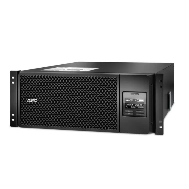 APC Smart-UPS SRT 6000VA RM 4U On-Line UPS Battery Backup (SRT6KRMXLT) -NEW-