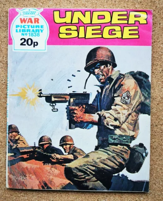FLEETWAY WAR PICTURE Library Comic No 1838 UNDER SIEGE £2.00 - PicClick UK
