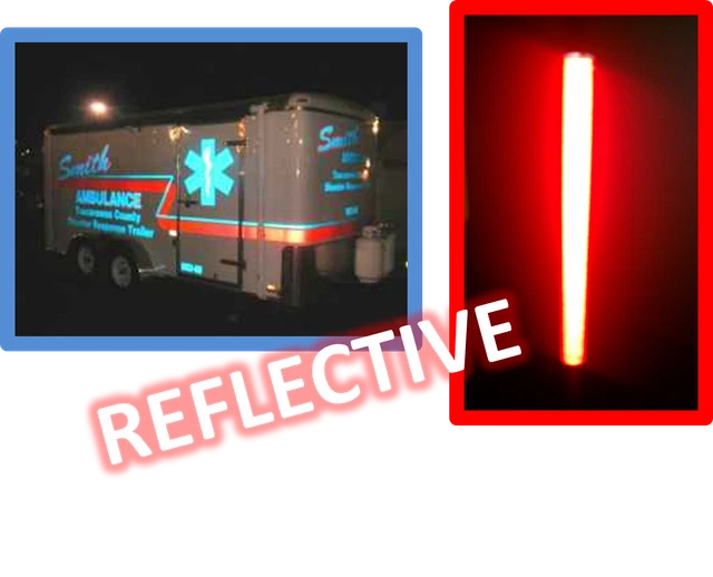3M RED Diamond Grade Reflective Vinyl Adhesive Cutter Sign 15" x 36" lots