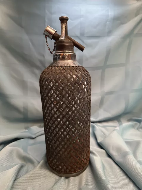 Vintage Soda Siphon Sparklets London Seltzer Bottle