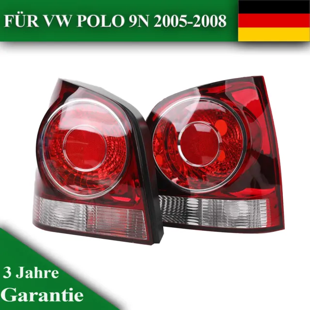 Rückleuchten Heckleuchten Set links +rechts Rot für VW Polo 9N ab 2005-2008