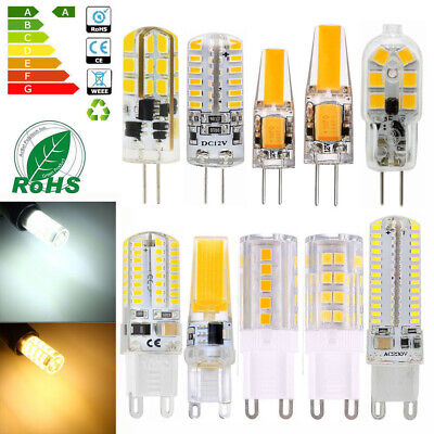 G4 G9 3W 5W 6W 8W 10W 12V 220V Dimmable LED COB Ampoule Remplacer Lampe Halogène