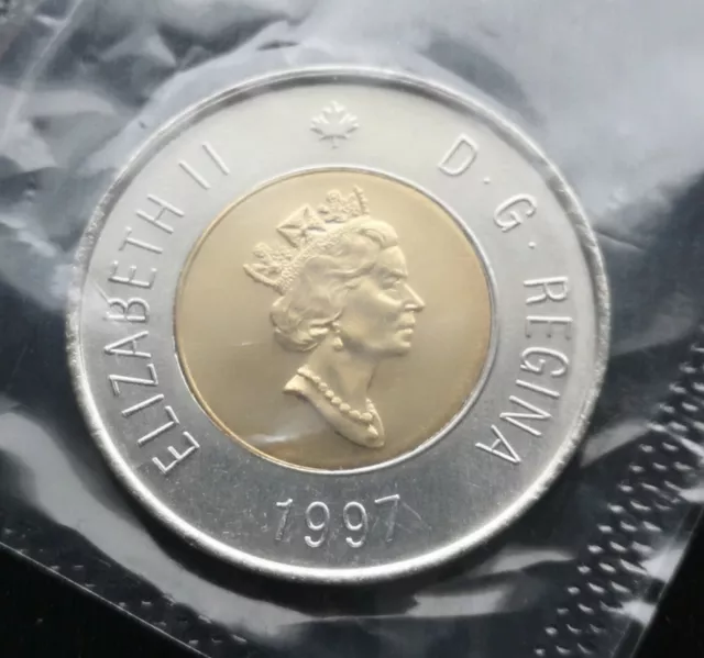 *** Canada  Toonie  1997 ***  Proof  Like  Sealed  ***  Great  Deal  Coin  ***