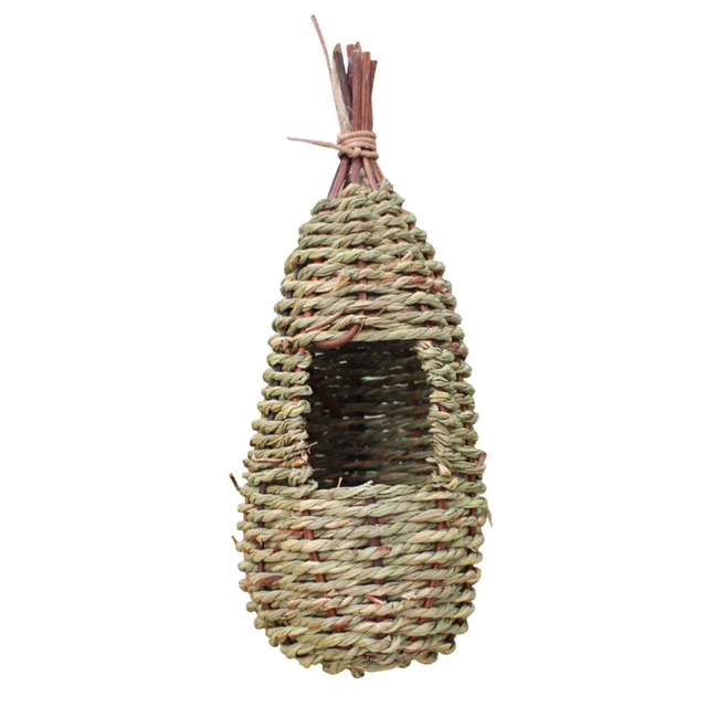 Lot De 4 Nichoirs à Oiseaux En Bois à Suspendre Pour L'extérieur Avec Mât - Mini Maison D'extérieur Pour Jardin, Balcon, Cour, Décoration Pour Rouge-gorge, Colibri, Moineau Et Petits Oiseaux