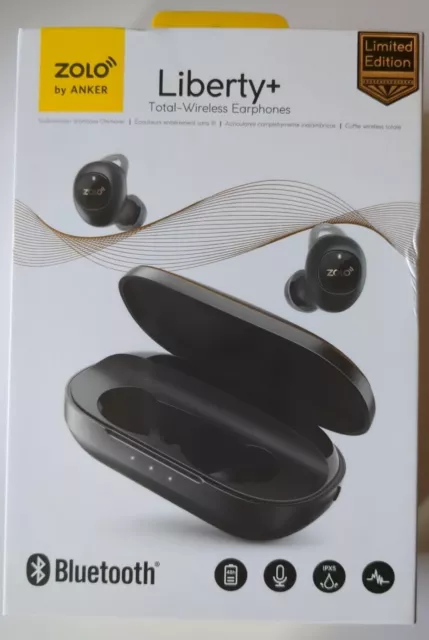 Zolo | Anker Liberty+ True Wireless Bluetooth Earbuds Z2010 Black 48H+ Playback Zolo | Anker Liberty+ True Wireless Bluetooth Earbuds Z2010 Black 48H+ Playback