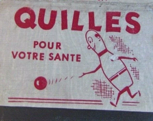 Bowling Center Matchbook: Pie Ix Salle De Quilles (Montreal, Quebec) (Sports) F2