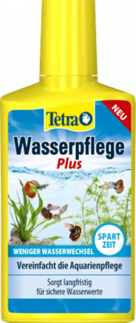 Tetra Wasserpflege Plus- Sorgt für sichere Wasserwerte ohne Wasserwechsel 250 ml