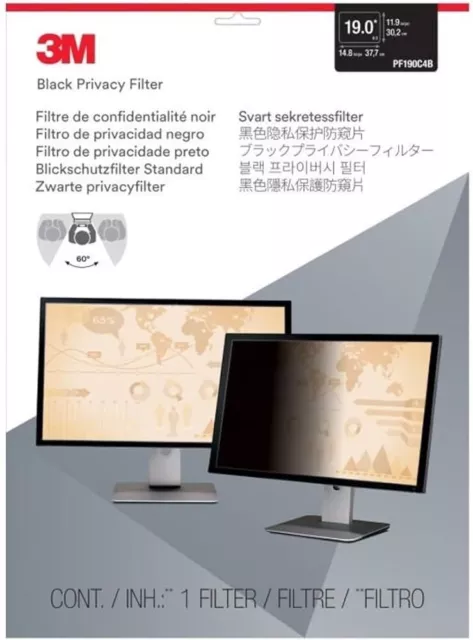 3M Privacy Filter For 19" Monitor - PF190C4B
