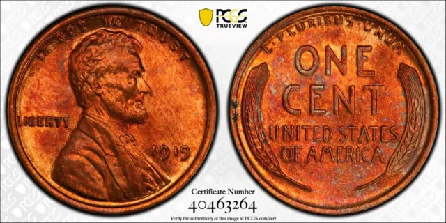 1919 Lincoln Wheat Cent PCGS Uncirculated Details *DoubleJCoins* 9007-18
