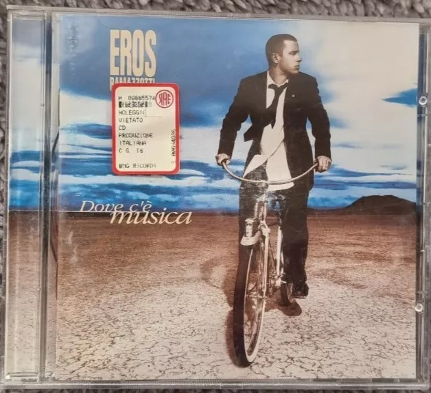 Eros Ramazzotti - Dove C E Musica **VGC CD ALBUM**