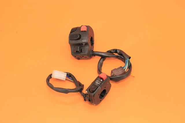 VGOL Lot De 2 Interrupteurs Feu De Frein Droit Moto Scooter - Bouton Poussoir Plastique Cuivre