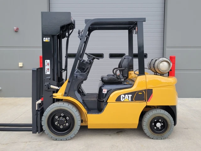 2013 Mitsubishi Fg30N Dual Fuel Pneumatic Tire 6000 Lb Quad Mast Caterpillar