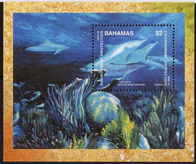 Thematic stamps BAHAMAS 1999 ENVIRONMENT PROTECTION MS1197 mint