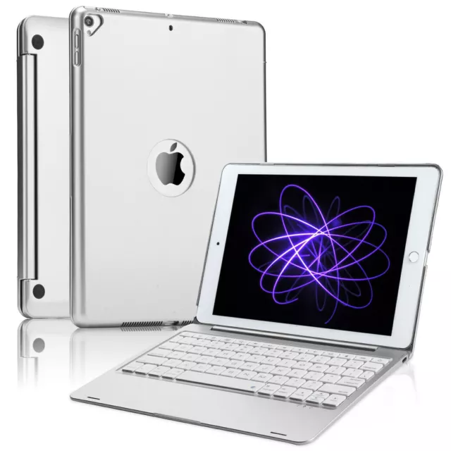 For Apple iPad 7/8/9th Generation 10.2" 2021 360° Rotate Touchpad Keyboard Case 2