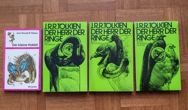 4 x Der Herr der Ringe im Schuber -  Der kleine Hobbit - Tolkien