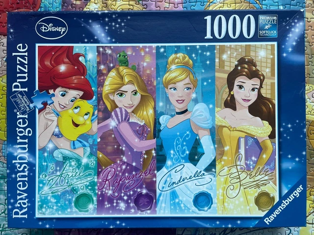 RAVENSBURGER JIGSAW PUZZLE - 1000 Piece - Disney 4x Princess RARE ...