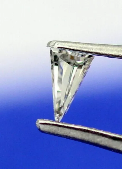 Grade E-VVS1 Clarté 0.086 CT 100% Naturel Diamant Trillion Desseré Propre 3x2 MM