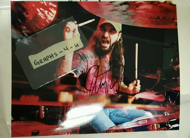 MIKE PORTNOY SIGNED 8x10 DREAM THEATER AUTOGRAPH COA WINERY DOGS Proof