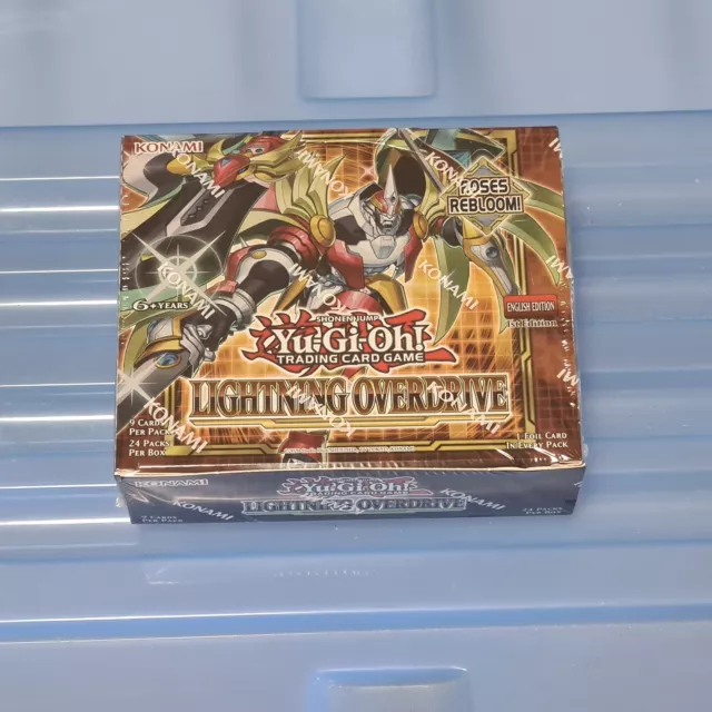 Lightning Overdrive Booster Box 1st first edition english Yugioh konami sealed