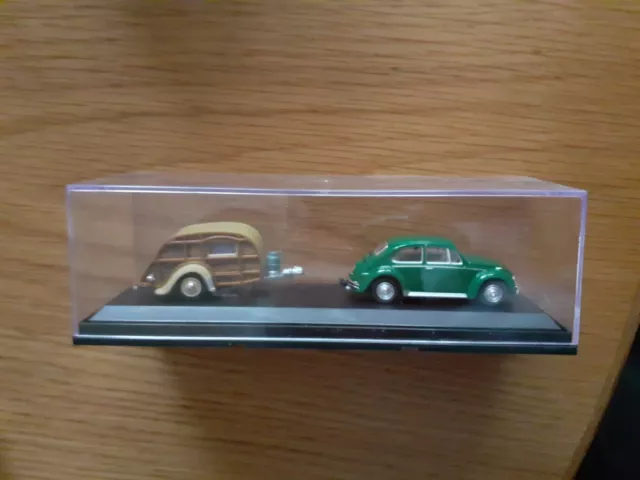 MODELLAUTO 1:87 VW Käfer mit Wohnwagen von TCM EUR 4,80 - PicClick DE