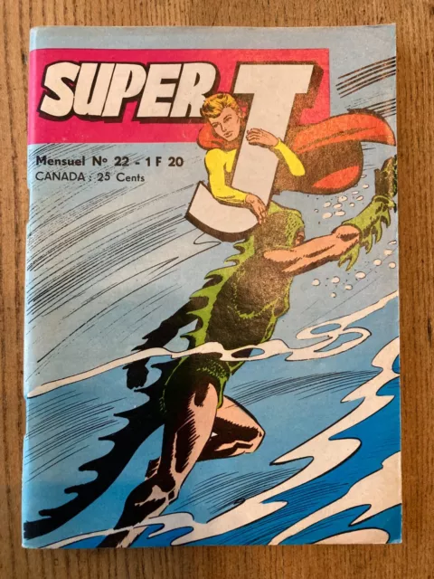 Super J  mensuel n° 22 Edition Jeunesse & Vacances 4 T 1970