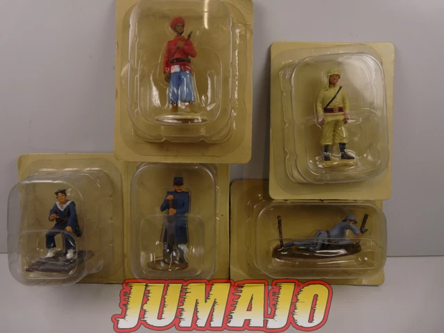 6 Figurines Plomb 55mm – Tirailleurs 1ère Guerre Mondiale, échelle 1:32